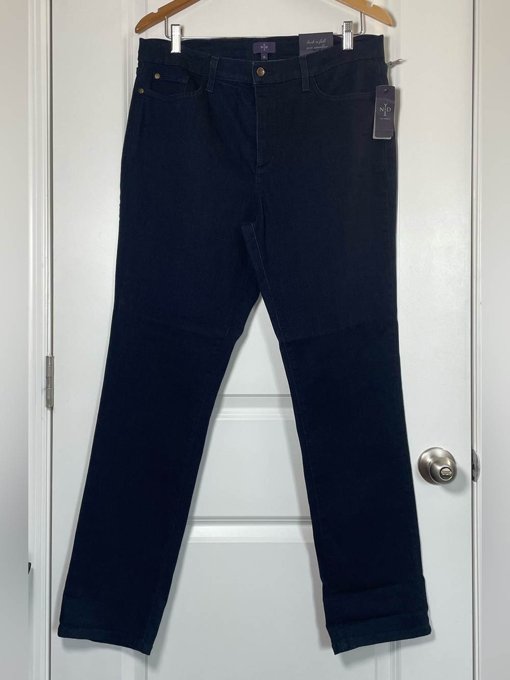 NYDJ Dark Wash Skinny Jeans Women’s Size 14 Lift Tuck Technology NWT